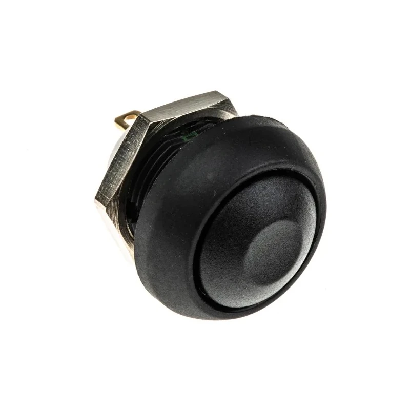 APEM IS Series Momentary Push Button Switch Panel Mount 13.6 mm Cutout SPST IP67 50V dc ISR3SAD200
