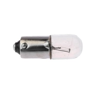 RS PRO BA9S Clear Indicator Light 24V 1.2W 50mA 5000h Lifespan T10 Lamp Designation BA9S Base 10mm Diameter 28mm Length BA9S