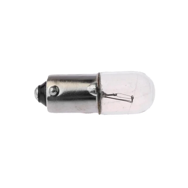 RS PRO BA9S Clear Indicator Light 24V 1.2W 50mA 5000h Lifespan T10 Lamp Designation BA9S Base 10mm Diameter 28mm Length BA9S