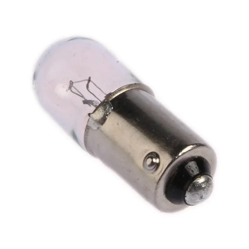 RS PRO BA9S Clear Indicator Light 24V 1.2W 50mA 5000h Lifespan T10 Lamp Designation BA9S Base 10mm Diameter 28mm Length BA9S