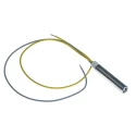 Acim Jouanin Cartridge Heater 8 mm Diameter, 40 mm Length, 250 mm Lead Length, 200 W Power, 230V AC H8X40X200