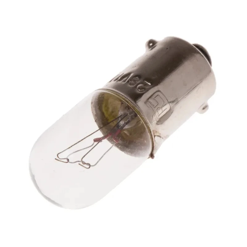 RS PRO BA9S Clear Indicator Light, 28V, 100mA, 1000h Lifespan BA9S