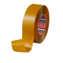 Tesa Transparent Double Sided Plastic Tape 50mm x 50m, Polypropylene Backing, Acrylic Adhesive, 13.5N/cm 51970-00016-00