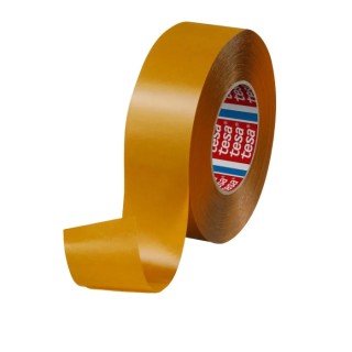 Tesa Transparent Double Sided Plastic Tape 50mm x 50m, Polypropylene Backing, Acrylic Adhesive, 13.5N/cm 51970-00016-00