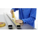 Tesa Transparent Double Sided Plastic Tape 50mm x 50m, Polypropylene Backing, Acrylic Adhesive, 13.5N/cm 51970-00016-00