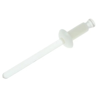 Essentra Nylon Clinch Rivet 4.8 mm, 11.2 mm Length, Polycarbonate Mandrel, Plain Finish 379-9674