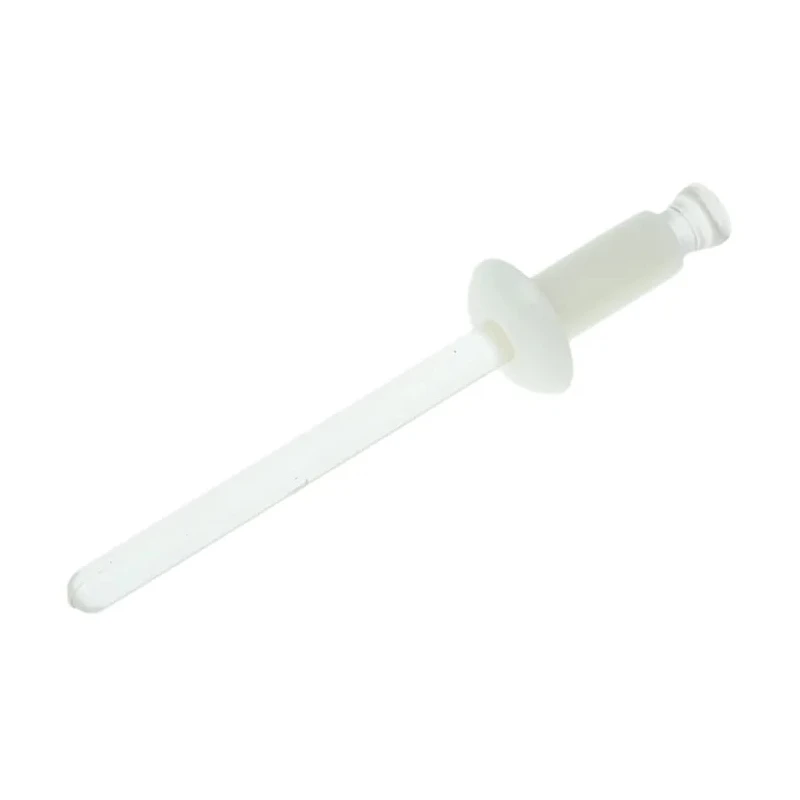 Essentra Nylon Clinch Rivet 4.8 mm, 11.2 mm Length, Polycarbonate Mandrel, Plain Finish 379-9674