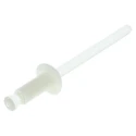Essentra Nylon Clinch Rivet 4.8 mm, 11.2 mm Length, Polycarbonate Mandrel, Plain Finish 379-9674