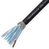 Van Damme Screened Audio Cable, 14.5 mm OD, 10 m Length, 28 Strands Oxygen-Free Copper Conductor, 250V, Black 268-116-000