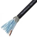 Van Damme Screened Audio Cable, 14.5 mm OD, 10 m Length, 28 Strands Oxygen-Free Copper Conductor, 250V, Black 268-116-000