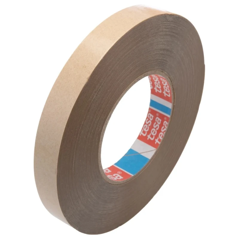 Tesa Transparent Double Sided Plastic Tape 19mm x 50m 0.22mm Thickness, 13.5N/cm Adhesion Strength, 50N/cm 51970-00022-00