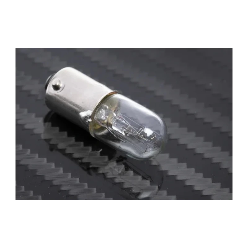RS PRO Clear Indicator Light with BA9S Base, 130V, 20mA, 2.6W Power, 3000h Lifespan BA9S