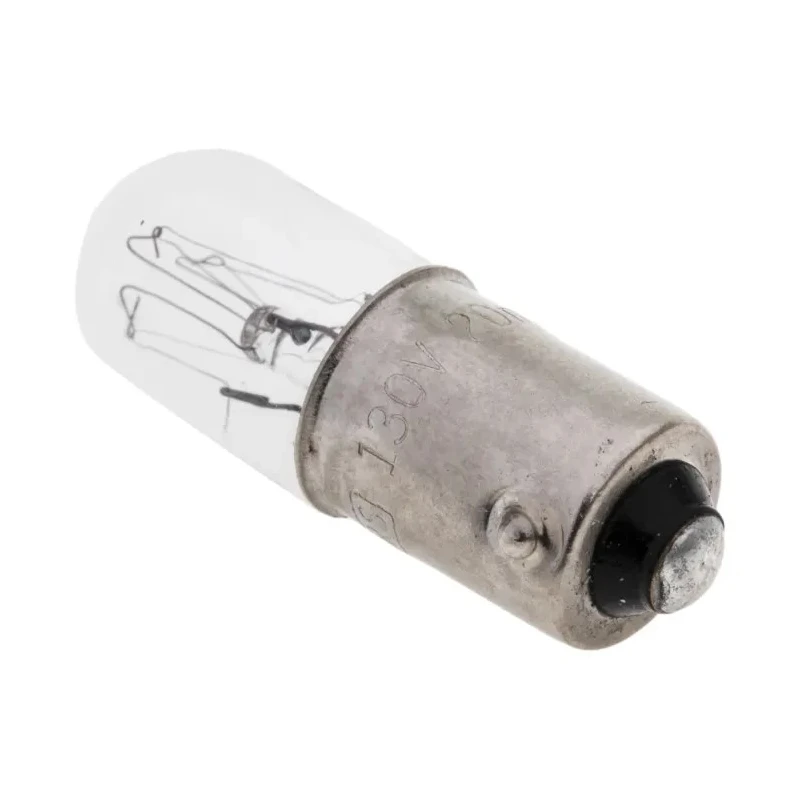 RS PRO Clear Indicator Light with BA9S Base, 130V, 20mA, 2.6W Power, 3000h Lifespan BA9S