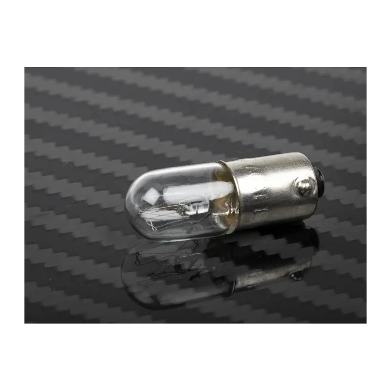 RS PRO Clear Indicator Light with BA9S Base, 130V, 20mA, 2.6W Power, 3000h Lifespan BA9S