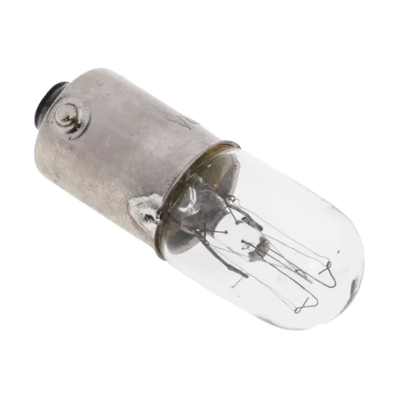 RS PRO Clear Indicator Light with BA9S Base, 130V, 20mA, 2.6W Power, 3000h Lifespan BA9S