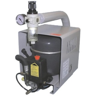CIF 135 W Portable Lubricated Air Compressor, 6 bar Maximum Pressure, 1 L Tank Capacity, 230 V Supply Voltage F41045