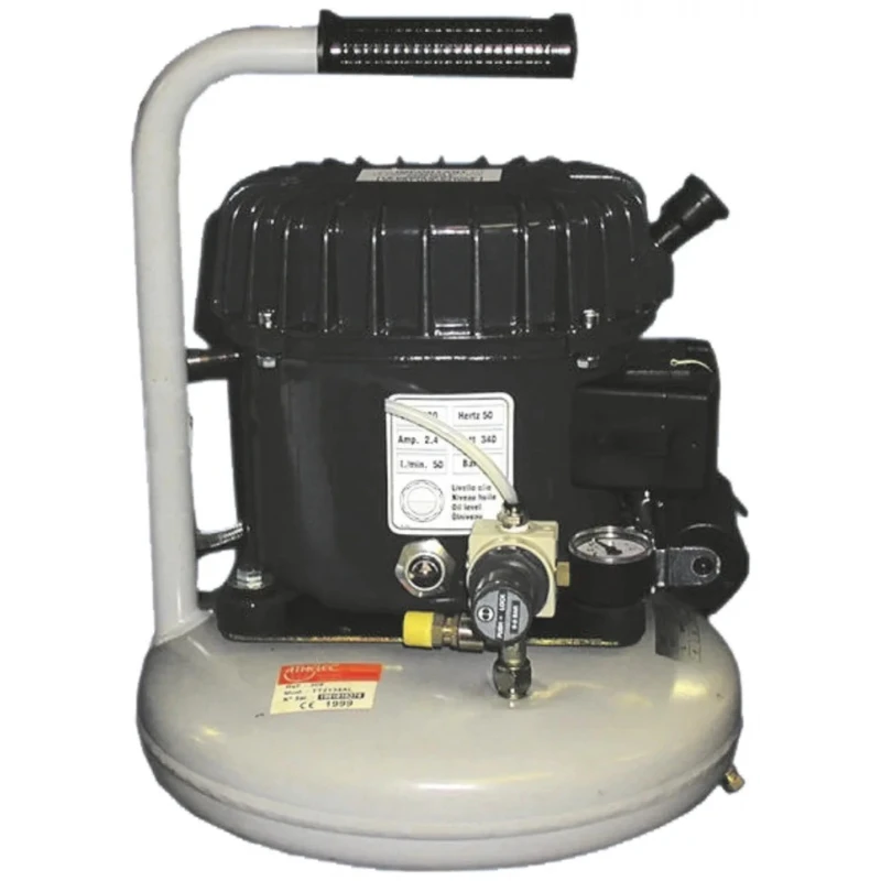 CIF 135 W Portable Lubricated Air Compressor, 6 bar Maximum Pressure, 1 L Tank Capacity, 230 V Supply Voltage F41045