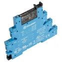 Finder 38 Series Electromechanical Interface Relay, DIN Rail Mount, 24V AC/DC Coil, SPDT Contact, 12mA Coil 38.51.0.024.0060