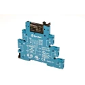 Finder 38 Series Electromechanical Interface Relay, DIN Rail Mount, 24V AC/DC Coil, SPDT Contact, 12mA Coil 38.51.0.024.0060