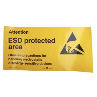 RS PRO Safety Poster Vinyl English 300mm x 600mm 364-3650