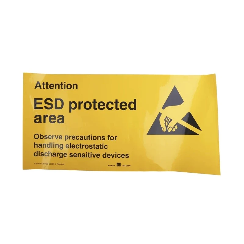 RS PRO Safety Poster Vinyl English 300mm x 600mm 364-3650