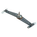 Savigny Zinc Plated Steel Adjustable Lid Stay 150mm 40850 ZI