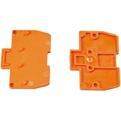 WAGO 870 Series End & Intermediate Plate for Use with 870 Series Terminal Blocks 870-924