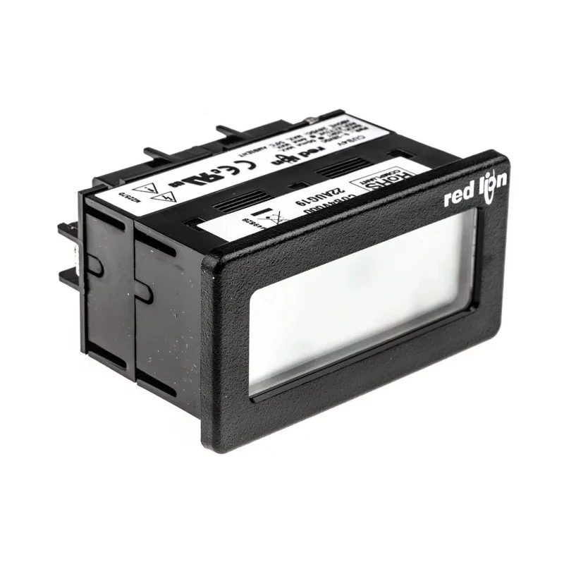 Red Lion Digital DC Voltmeter CUB4V000, LCD Display 3.5-Digits ±0.1 %, Cutout 68x33 mm, Depth 49.8 mm