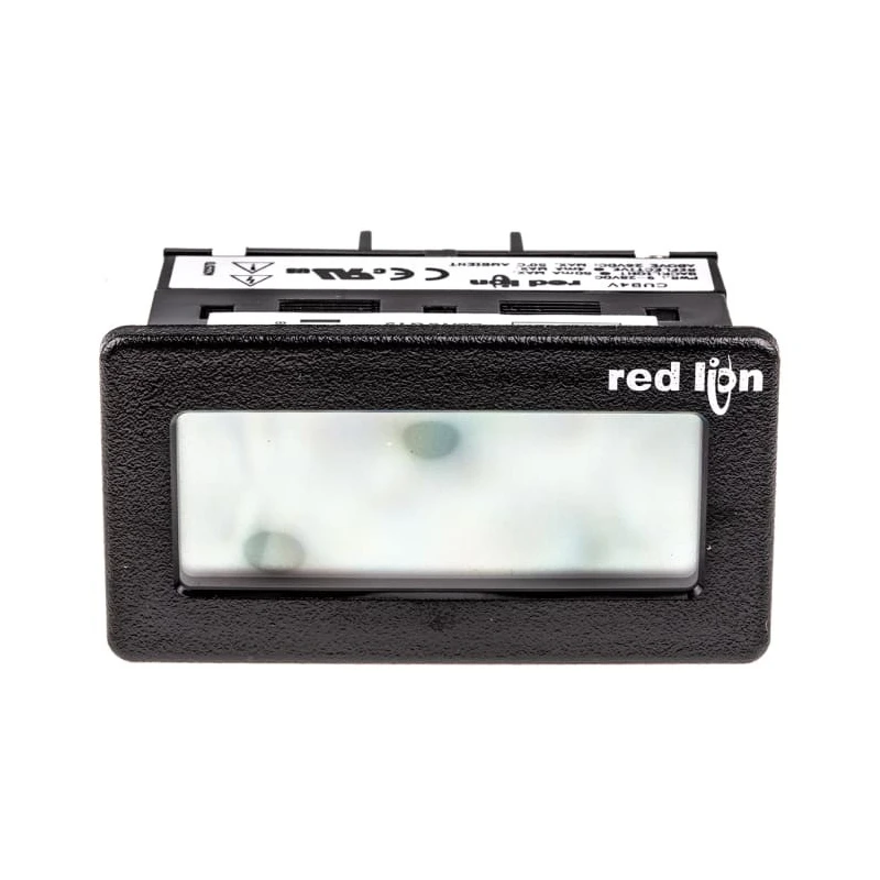Red Lion Digital DC Voltmeter CUB4V000, LCD Display 3.5-Digits ±0.1 %, Cutout 68x33 mm, Depth 49.8 mm