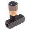 RS PRO In Line Mount Hydraulic Flow Control Valve G 1/8 in 6.2L/min Steel Body Nitrile Rubber Seals 390-7724