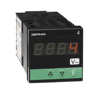 Gefran Digital Panel Multifunction Meter LED Indicator for Voltage and Current 48 mm x 96 mm 4A-96-4-00-1-000