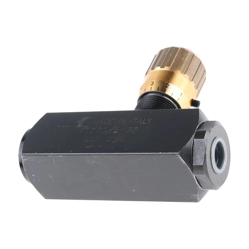 RS PRO Hydraulic Flow Control Valve In Line Mounting G Thread 3/8 in Port 25L/min 390-7869