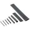 RS PRO TE Connectivity Heat Shrink Tubing Black Flame Retardant Polyolefin 2:1 Ratio RNF-100-KIT-BLACK