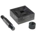 Greenlee Punch & Die Set, Hydraulic Operation, 68 x 68 mm Square Hole, Mild Steel 3 mm, Stainless Steel 1.5 mm 50601717
