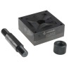 Greenlee Punch & Die Set, Hydraulic Operation, 68 x 68 mm Square Hole, Mild Steel 3 mm, Stainless Steel 1.5 mm 50601717