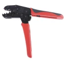 RS PRO Ratchet Crimp Tool for Insulated DIN Terminals Red, Yellow, Blue 399-2019
