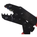 RS PRO Ratchet Crimp Tool for Insulated DIN Terminals Red, Yellow, Blue 399-2019
