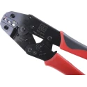 RS PRO Ratchet Crimp Tool for Insulated DIN Terminals Red, Yellow, Blue 399-2019
