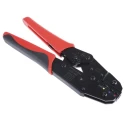 RS PRO Ratchet Crimp Tool for Insulated DIN Terminals Red, Yellow, Blue 399-2019