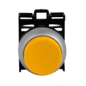 Eaton RMQ Titan M22 Series Yellow Momentary Push Button Head, 22 mm Cutout, IP69K 78635793 M22-DH-Y+M22-A