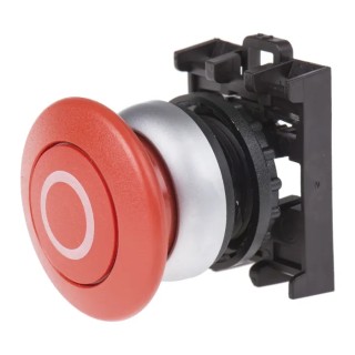Eaton RMQ Titan M22 Series Red Momentary Push Button Head 22 mm Cutout Diameter IP66 IP67 IP69 78635837 M22-DP-R-X0+M22-A