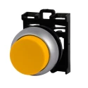 Eaton RMQ Titan M22 Series Yellow Momentary Push Button Head, 22 mm Cutout, IP69K 78635793 M22-DH-Y+M22-A