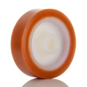 LAG Orange, White Polyurethane Medium Duty Trolley Wheel, 100 mm Diameter, 200 kg Load Capacity 4521