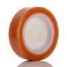 LAG Orange, White Polyurethane Medium Duty Trolley Wheel, 100 mm Diameter, 200 kg Load Capacity 4521