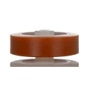 LAG Orange, White Polyurethane Medium Duty Trolley Wheel, 100 mm Diameter, 200 kg Load Capacity 4521
