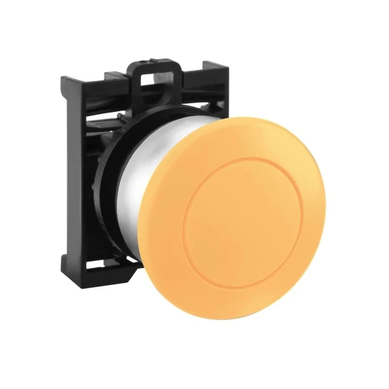 Eaton RMQ Titan M22 Series Yellow Maintained Push Button Head 22 mm Cutout IP69K 78635846 M22-DRP-Y+M22-A