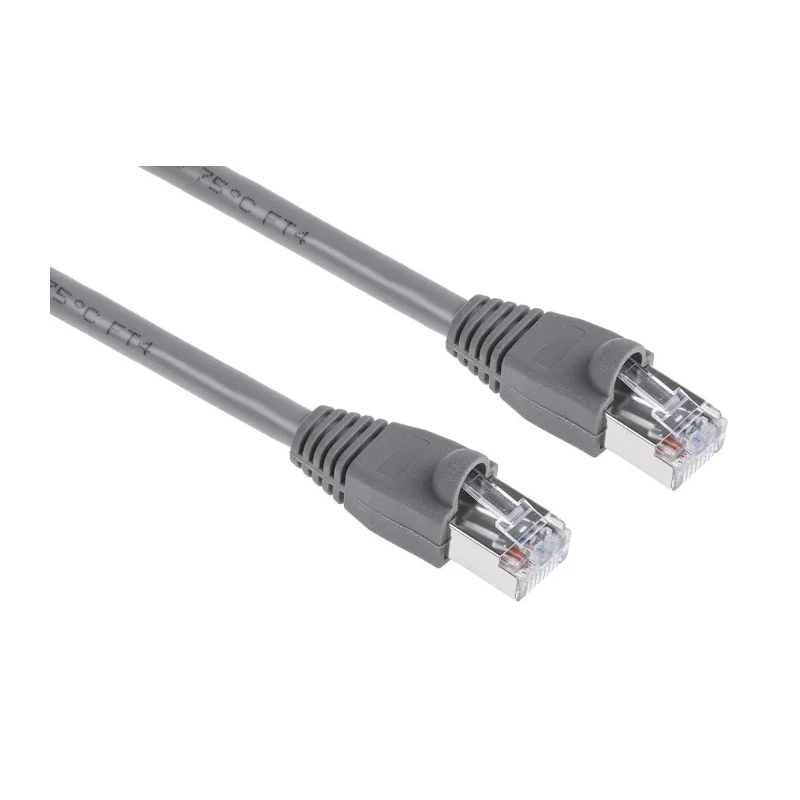 RS PRO Cat5e Ethernet Cable, 10 m, Grey RJ45 Male to RJ45 Male, U/FTP PVC 400-9679