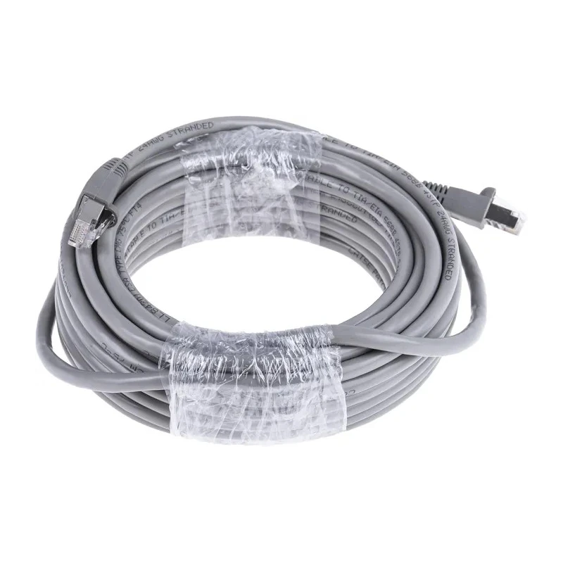 RS PRO Cat5e Ethernet Cable, 10 m, Grey RJ45 Male to RJ45 Male, U/FTP PVC 400-9679