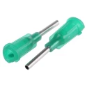 Kahnetics Green Dispensing Tip, 14 Gauge, 12.7mm Length, Luer Lok Compatible KDS1412P