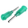 Kahnetics Green Dispensing Tip, 14 Gauge, 12.7mm Length, Luer Lok Compatible KDS1412P